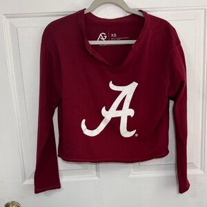Alabama A Long Sleeve Crop Top by Alta Gracia  size XS